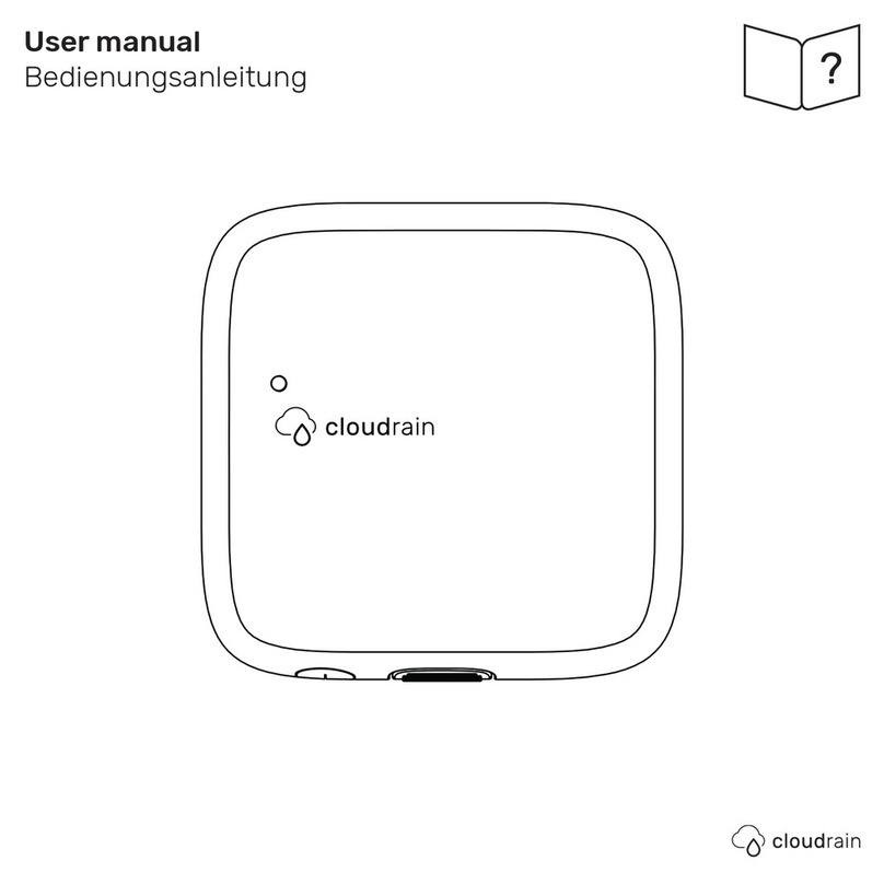 CloudRain CloudRain Controller User manual