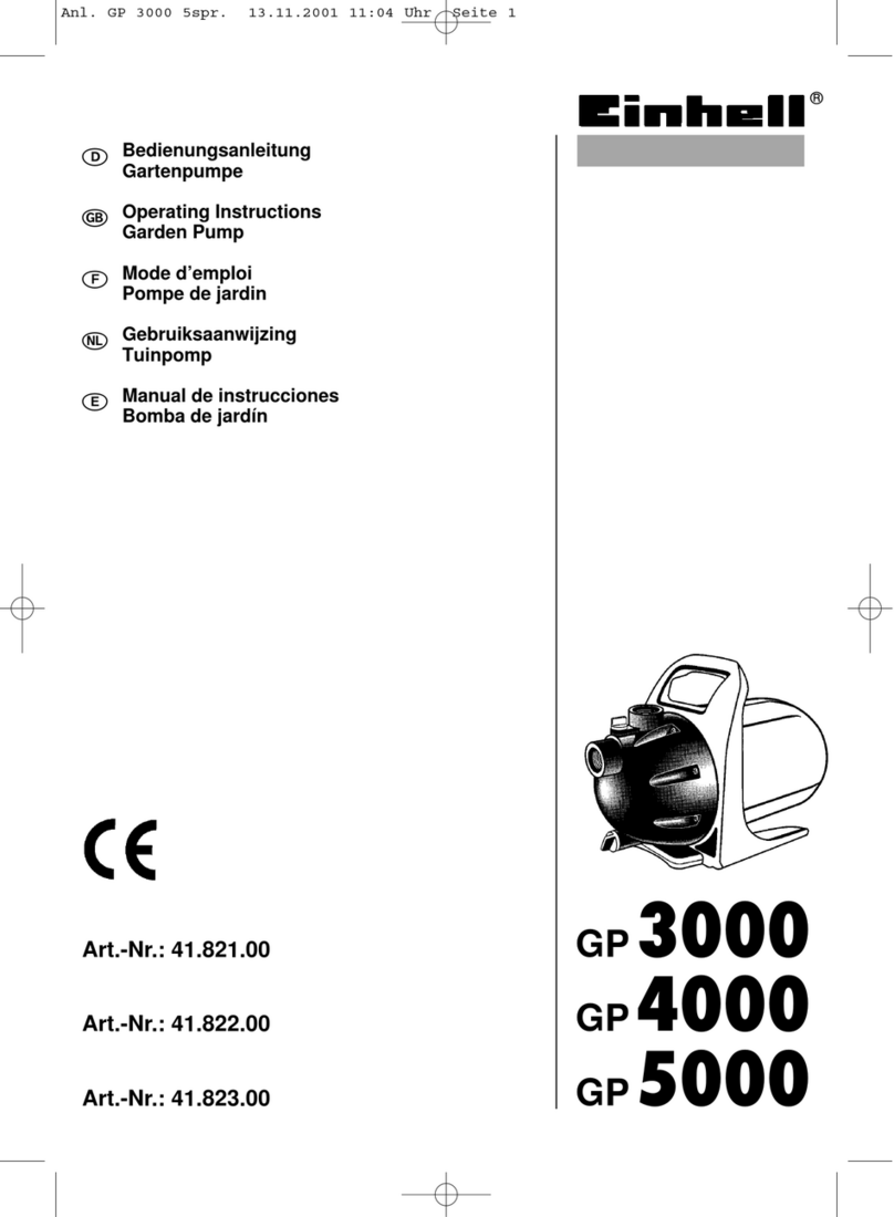 EINHELL GP3000 User manual