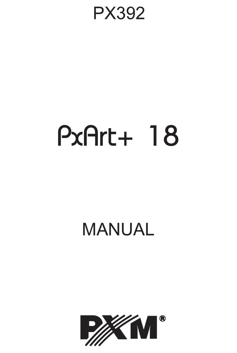PXM PX392 PxArt+ 18 User manual