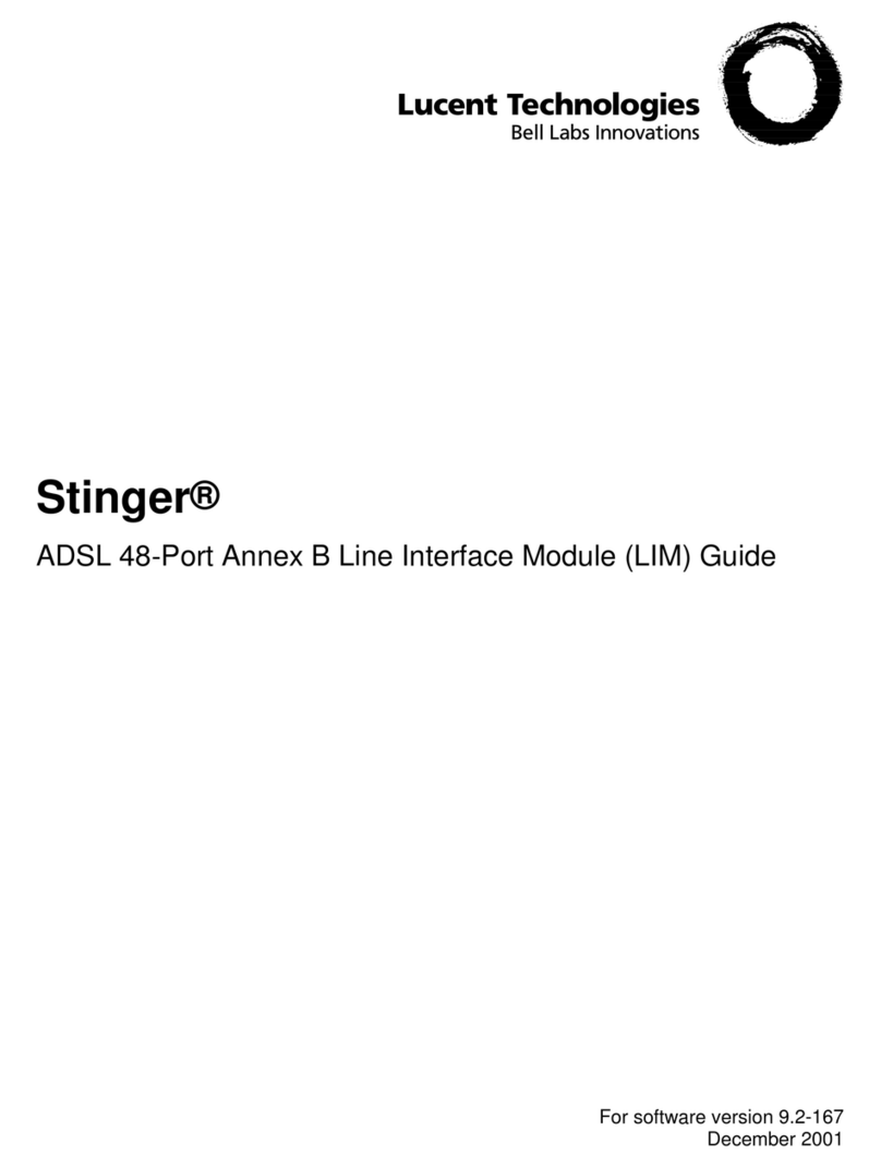 Lucent Stinger User manual