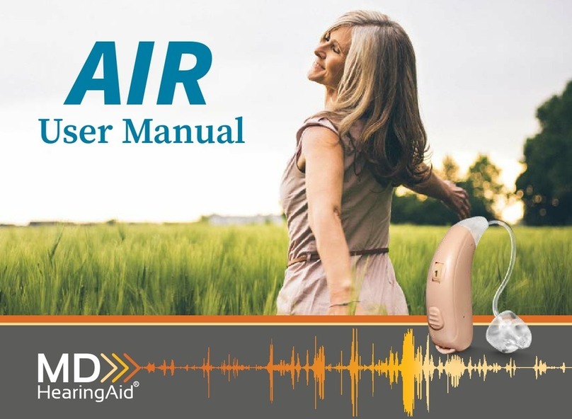 MD HearingAid AIR User manual