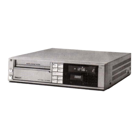 Toshiba Beta hi-fi V-S36 User manual