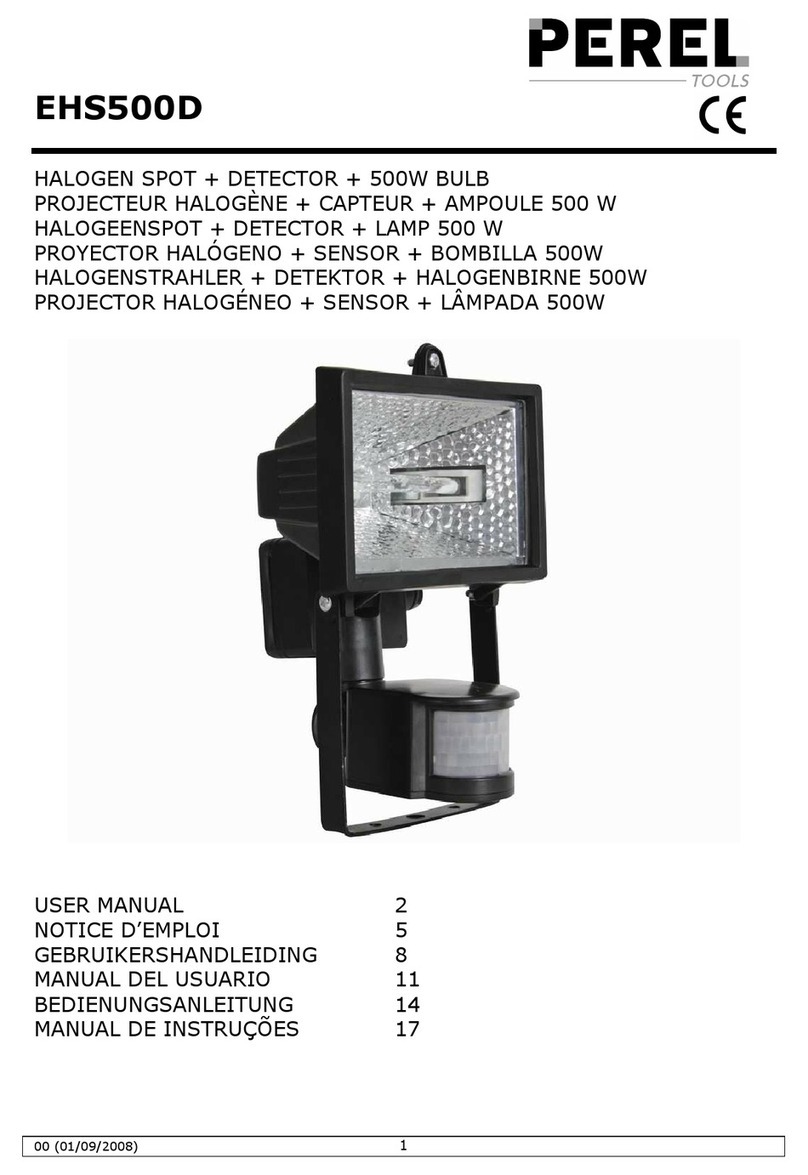 Perel EHS500D User manual