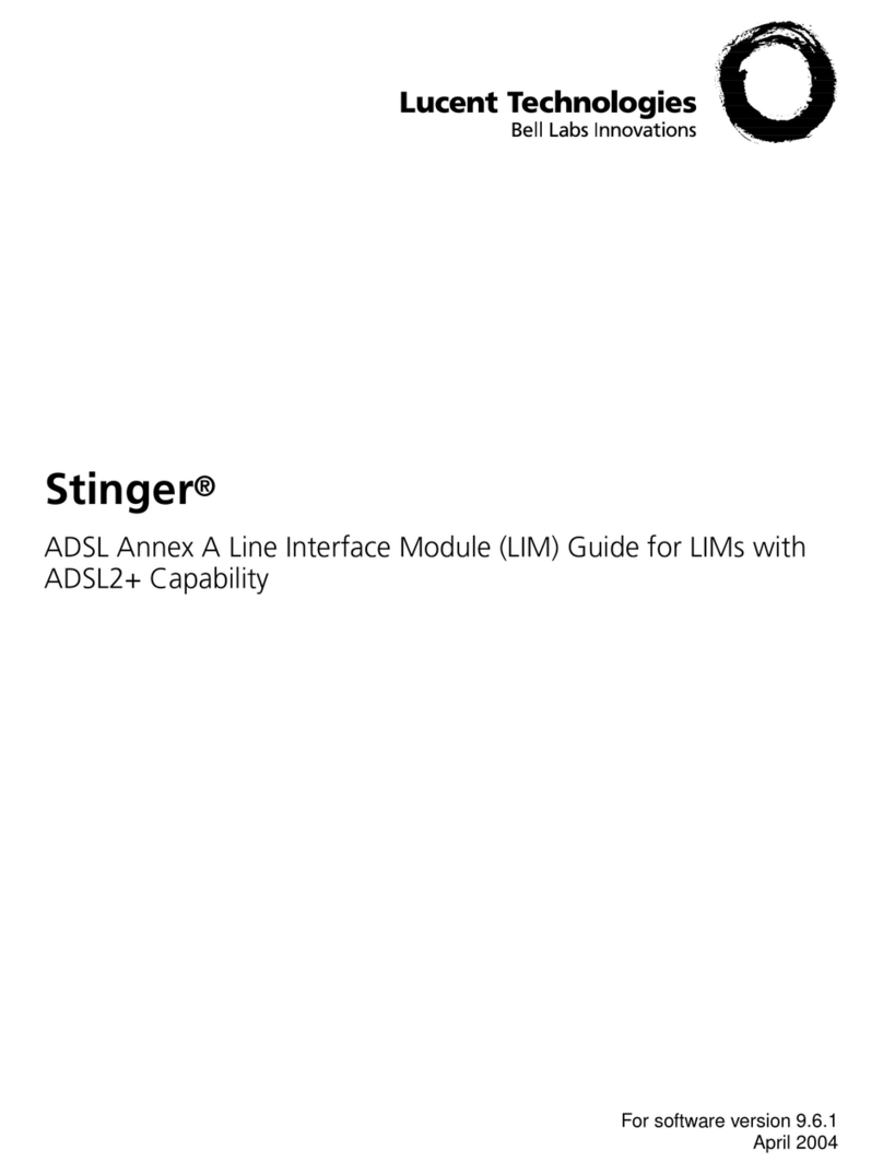 Lucent Technologies Stinger User manual