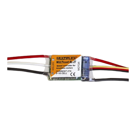 Multiplex MULTIcont BL-27 User manual