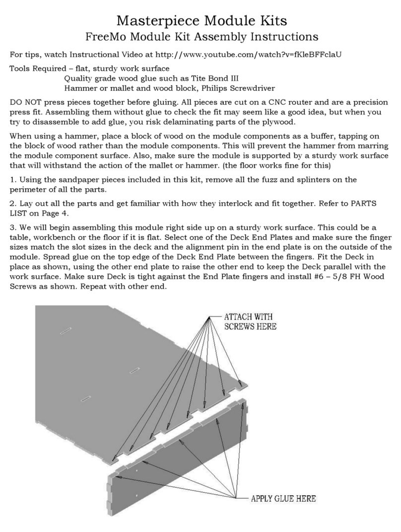 Masterpiece FreeMo Module Kit User manual