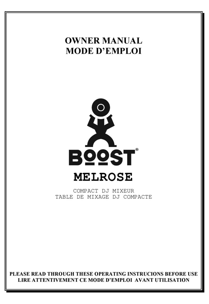 Boost MELROSE User manual Boost MELROSE User manual
