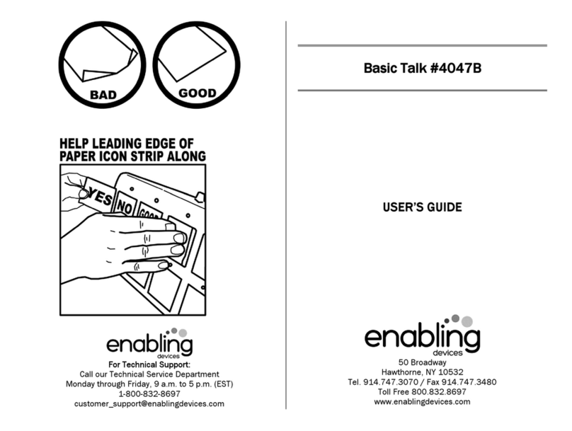 Enabling Devices Basic Talk 4047B User manual