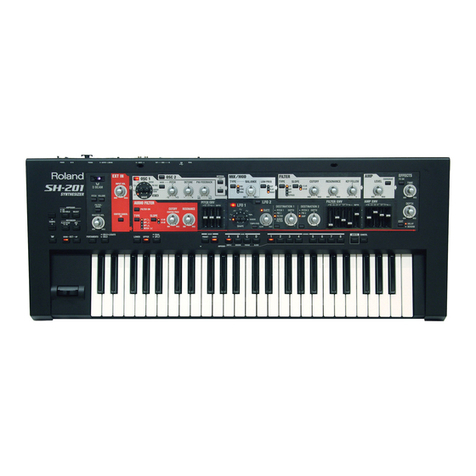 Roland SH-201 Assembly instructions