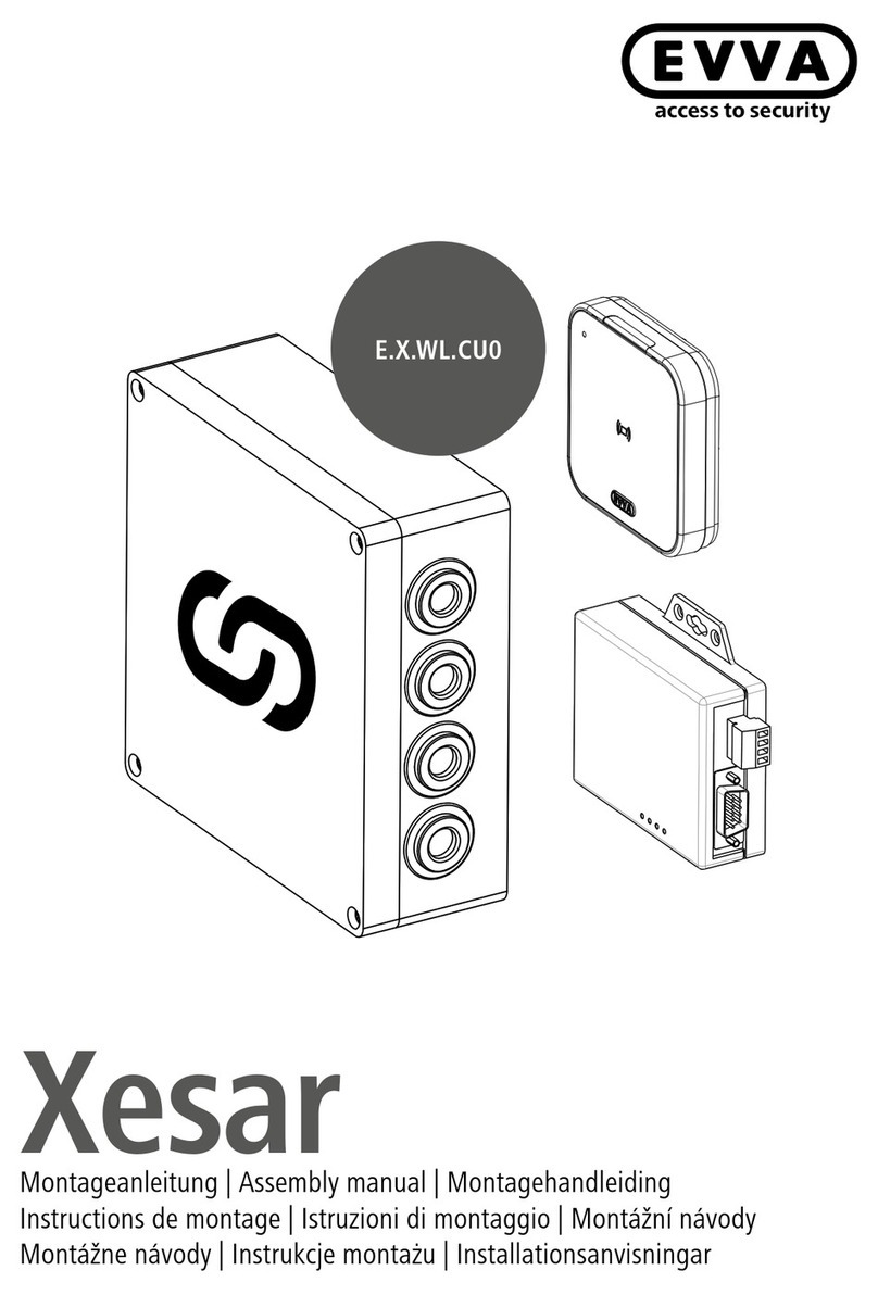 EVVA Xesar E.X.WL.CU0 User manual