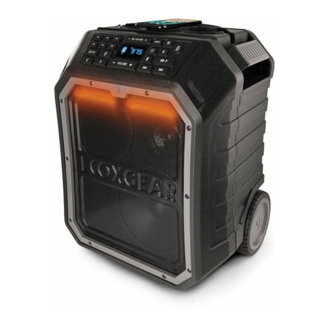 EcoxGear EcoBoulder MAX GDI-EXBDR310 User manual