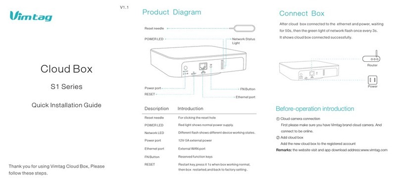 Vimtag Cloud Box User manual