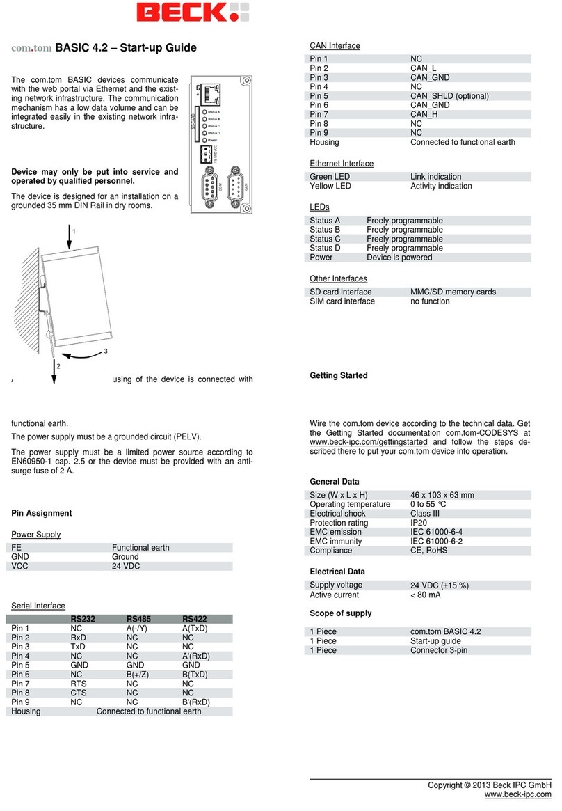 Beck BASIC 4.2 User guide