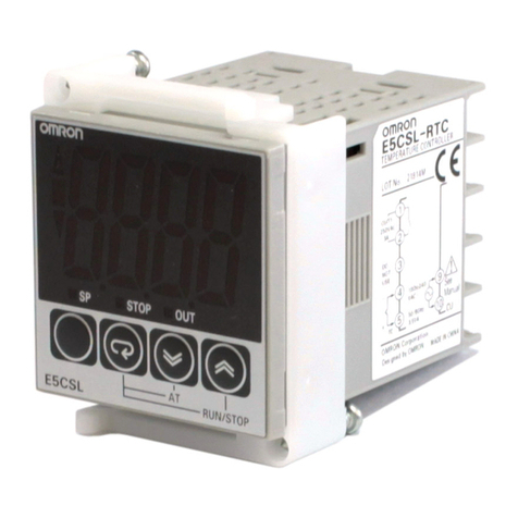 Omron E5CSL User manual