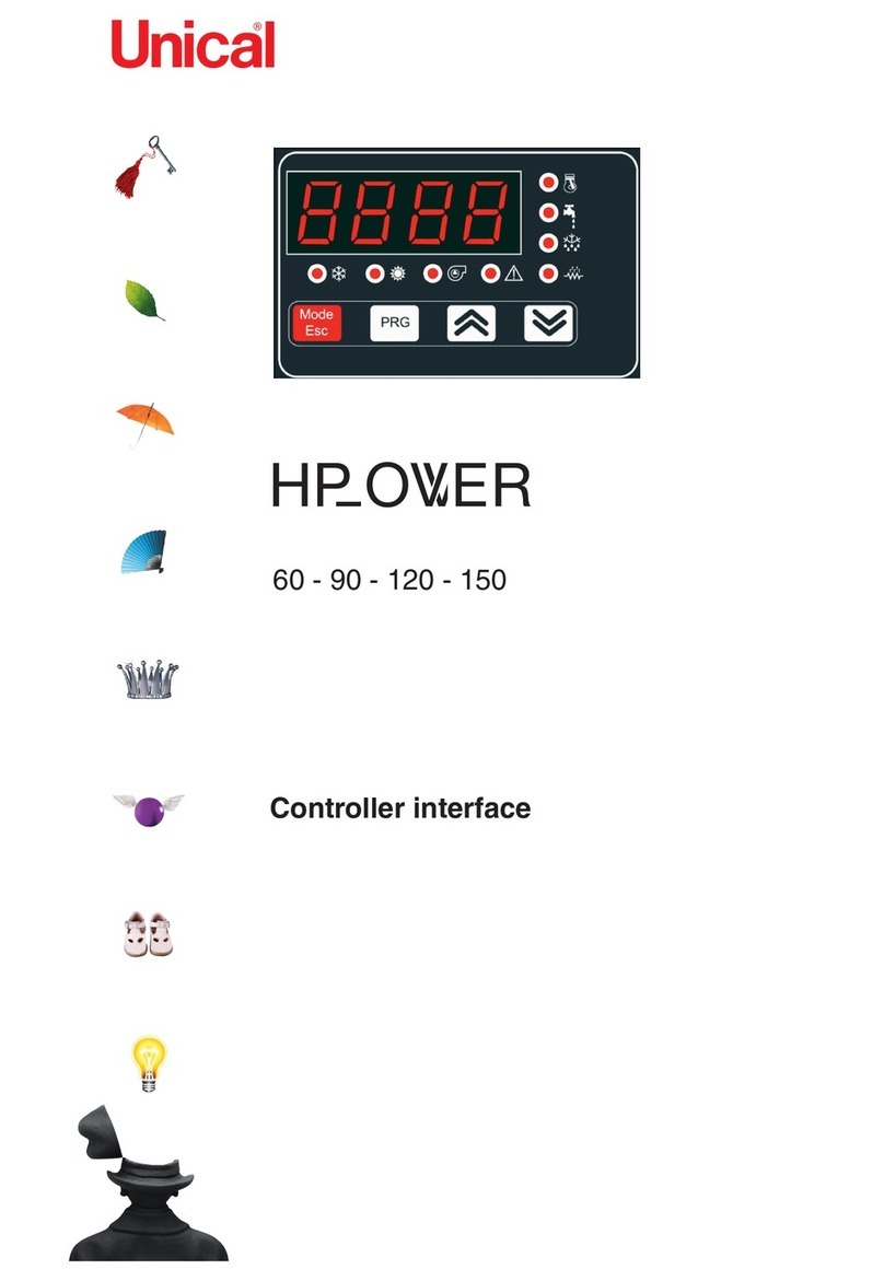 Unical CONTROLLER INTERFACE User manual