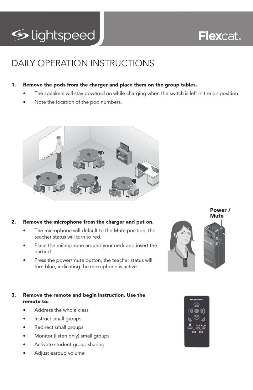 Lightspeed flexcat User manual Lightspeed flexcat User manual