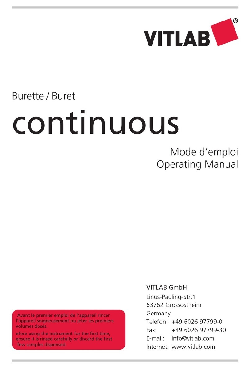 Vitlab continuous E User manual Vitlab continuous E User manual