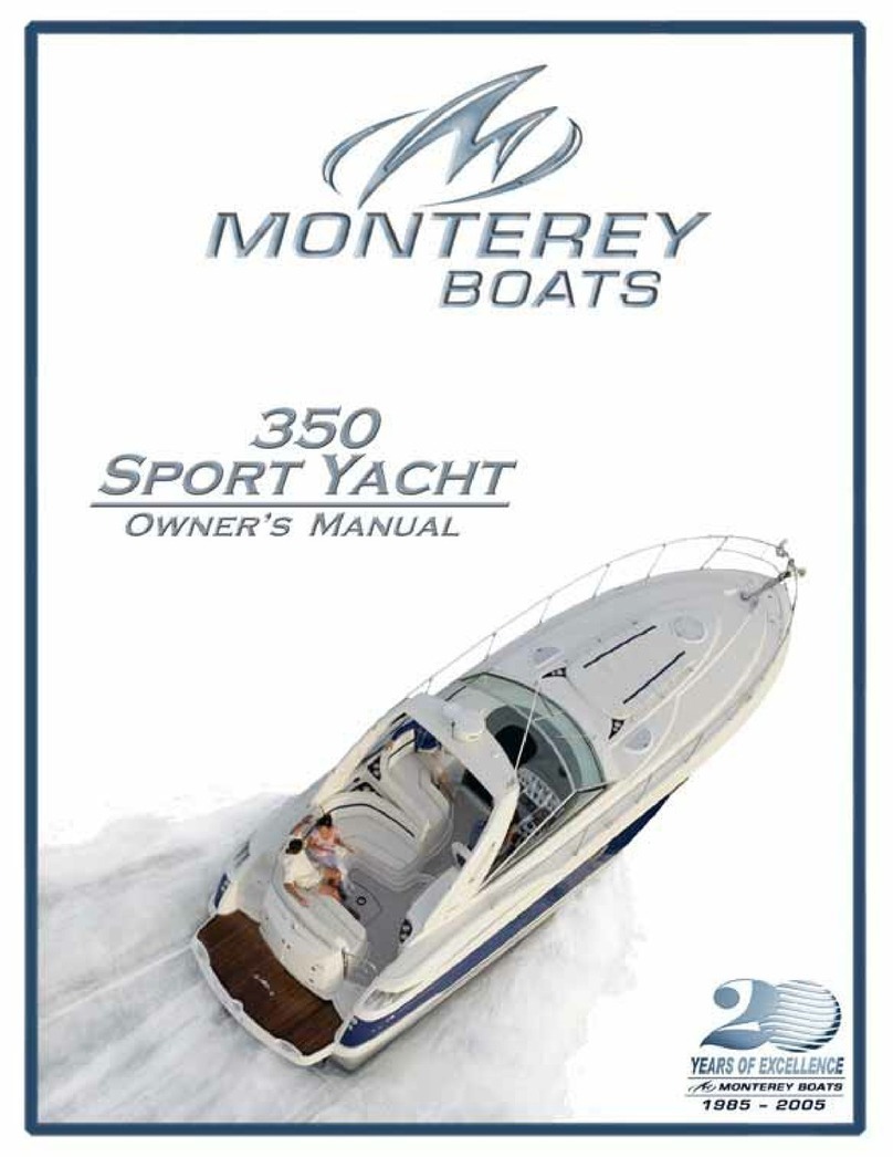 Monterey Boats 350 Sport Yacht User manual
