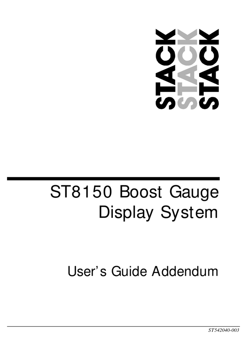 Stack ST8150 Installation and operating instructions