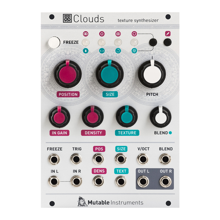Mutable Instruments Clouds User manual