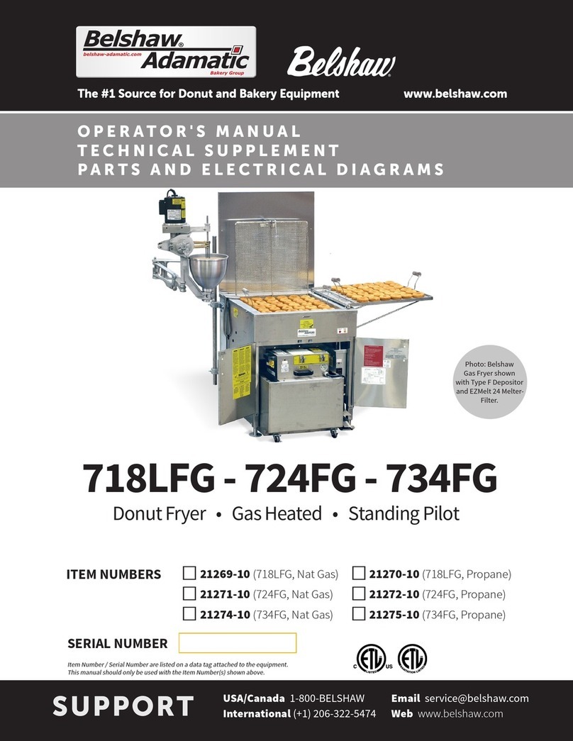 Belshaw Brothers 718LFG User manual