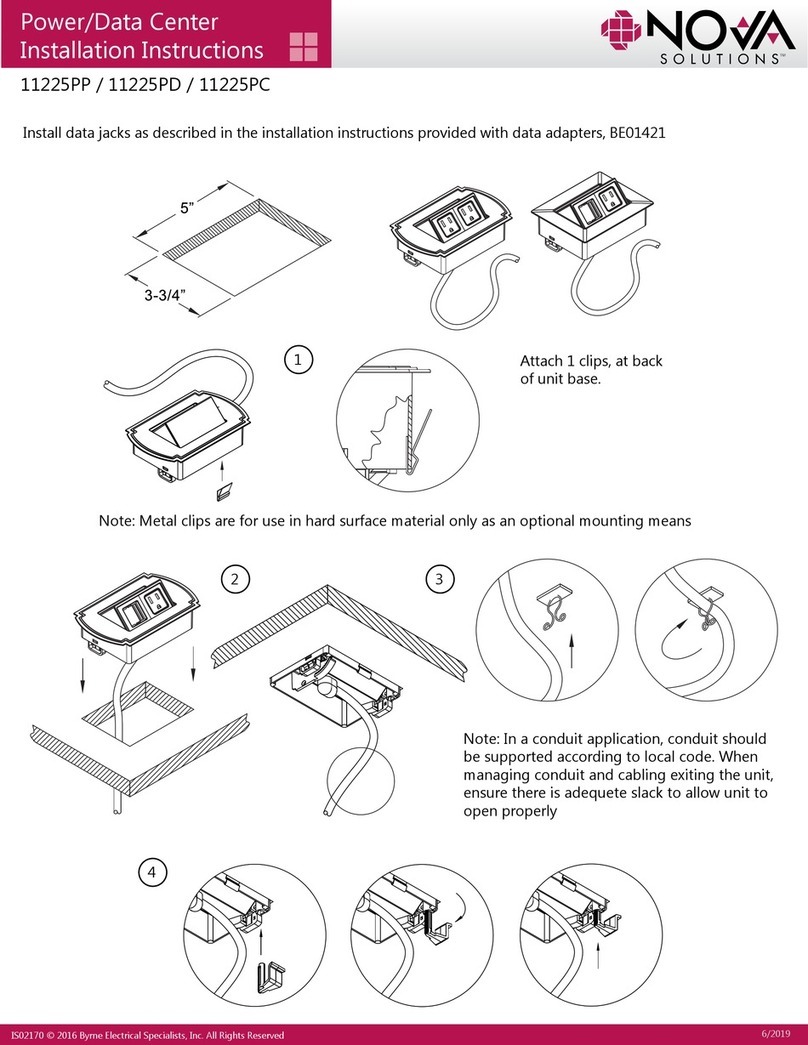 Nova Solutions 11225PD User manual
