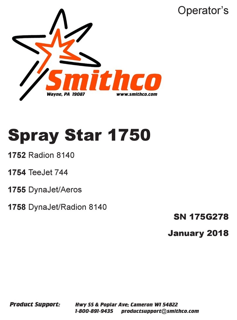 Smithco Spray Star 1750 Series User manual