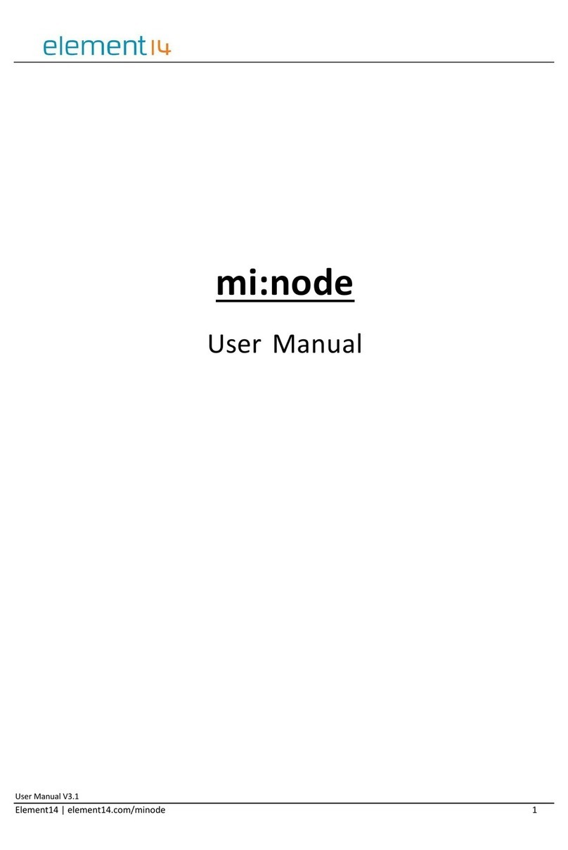 Element14 mi:node User manual Element14 mi:node User manual