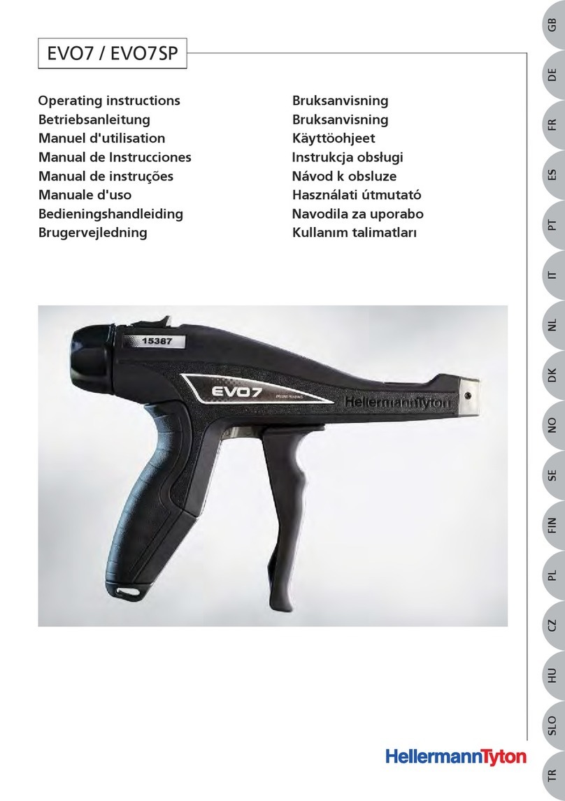 Hellermann Tyton EVO7 User manual