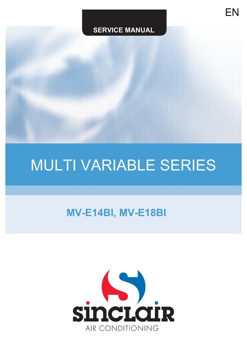 Sinclair MULTI VARIABLE SERIES User manual Sinclair MULTI VARIABLE SERIES User manual