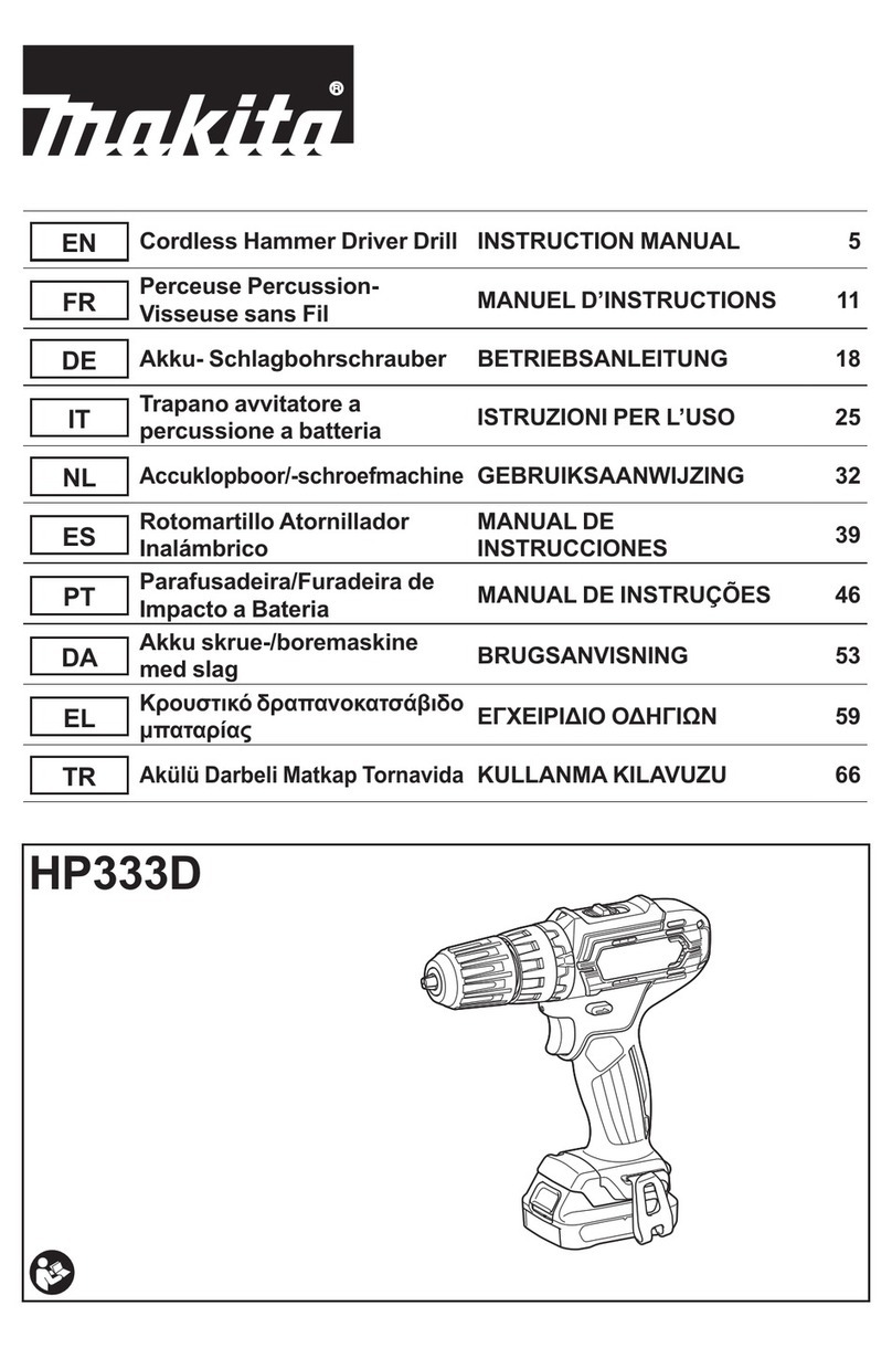 Makita HP333D User manual