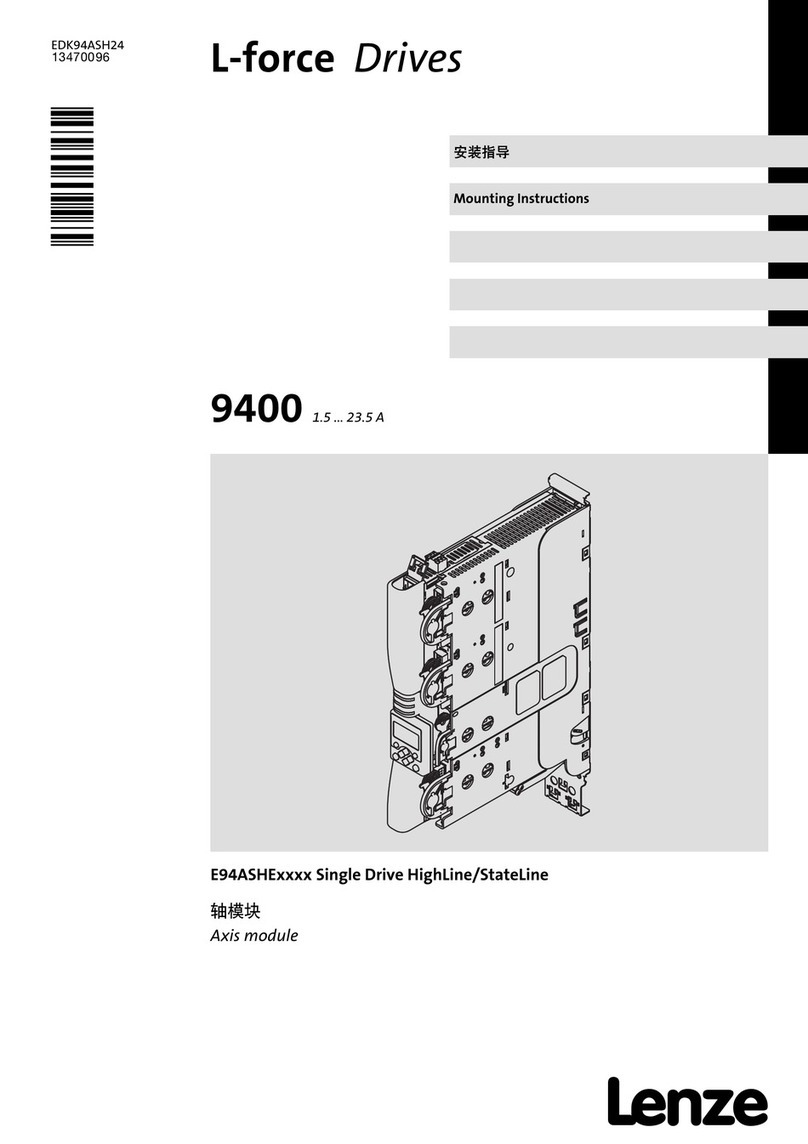 Lenze L-force 9400 User manual