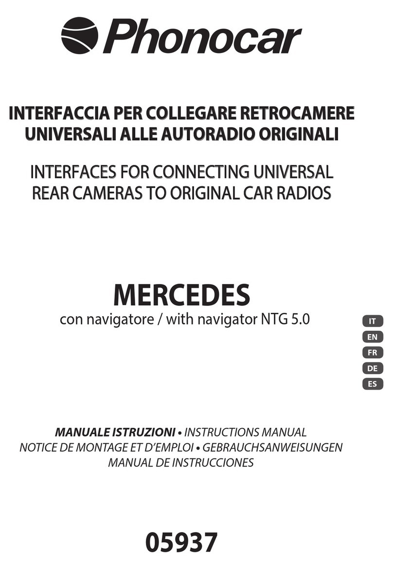 Phonocar 05937 User manual