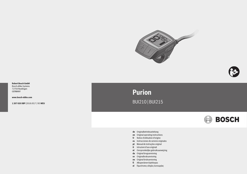Bosch Purion BUI210 User manual