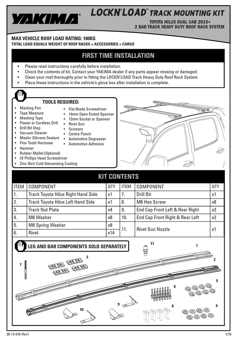 Yakima LOCKN'LOAD User manual