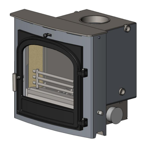 Hunter Stoves Telford Inset 20DB CVWSTI08DBFM User manual