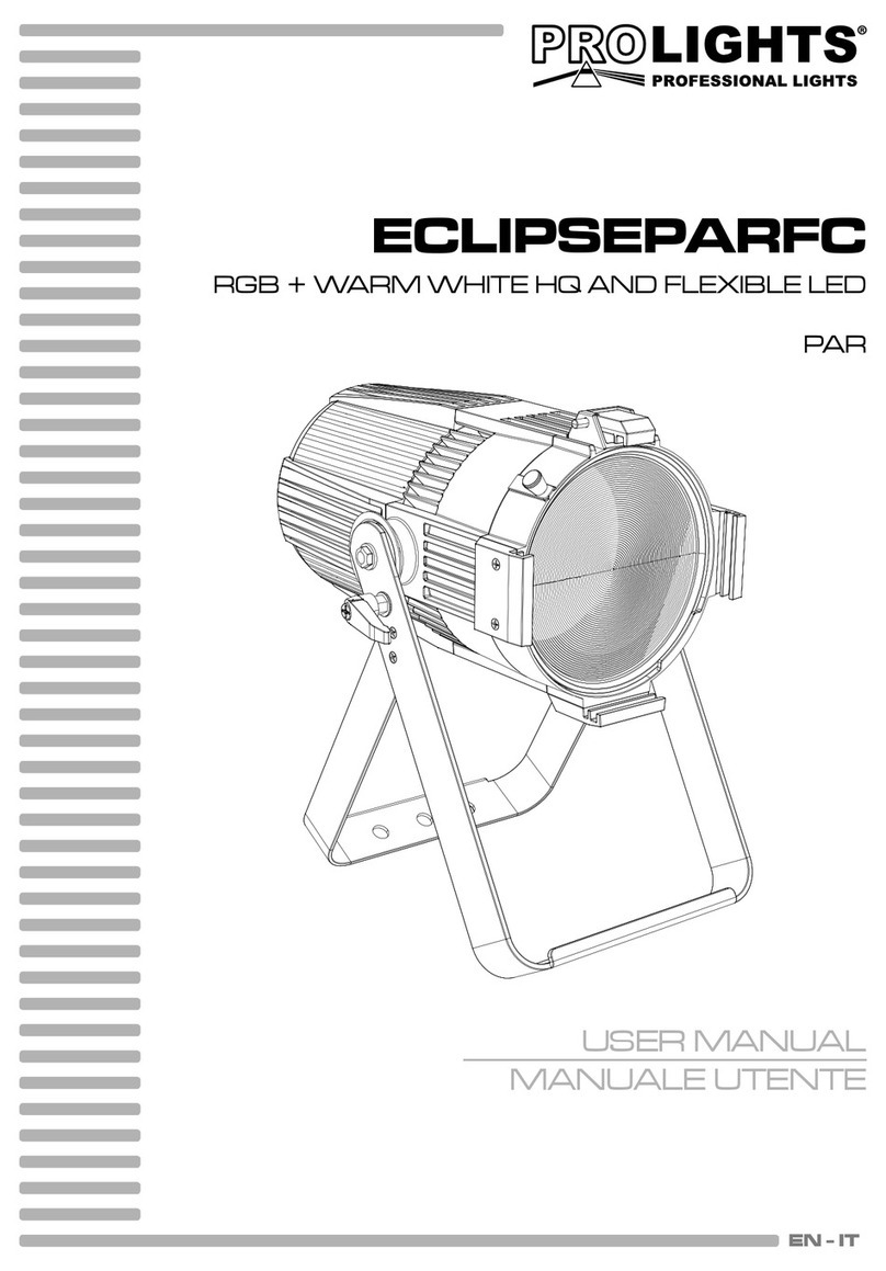 ProLights ECLIPSEPARFC User manual