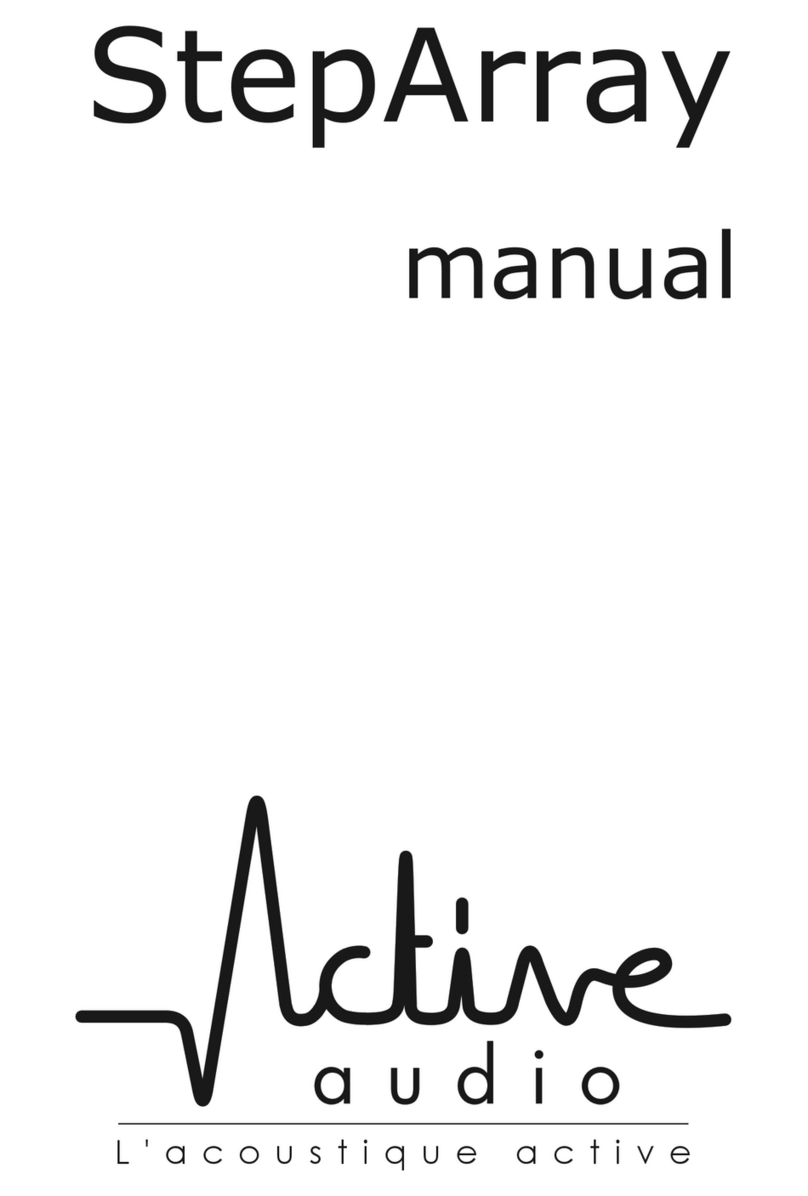 Active Audio StepArray Series User manual