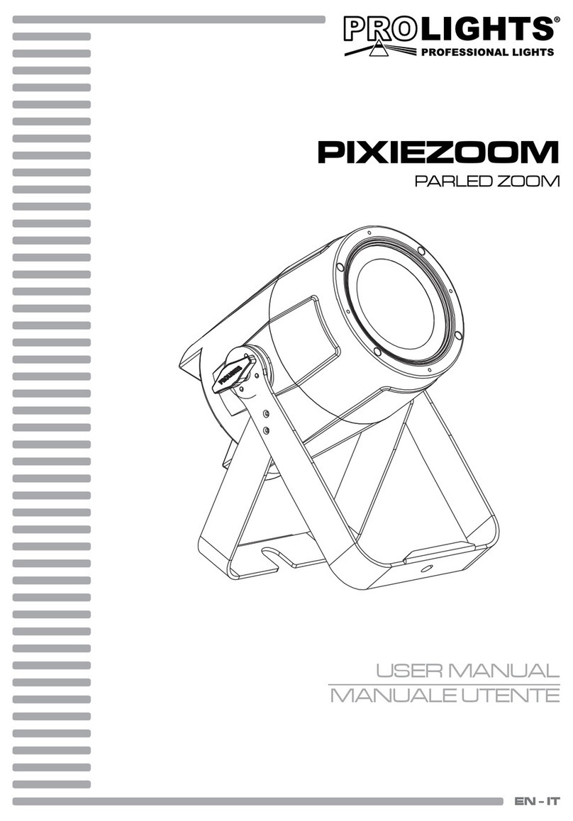 ProLights PIXIEZOOM User manual