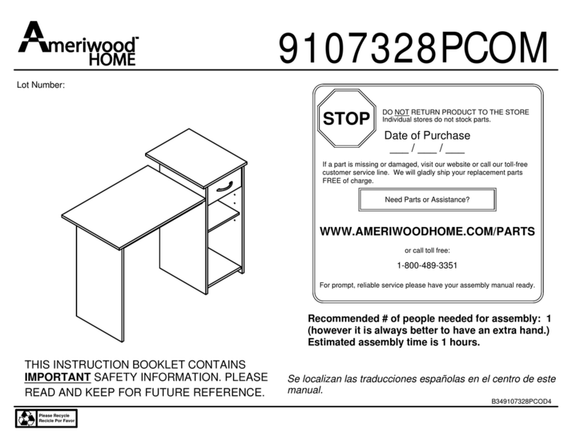 Ameriwood HOME 9107328PCOM User manual