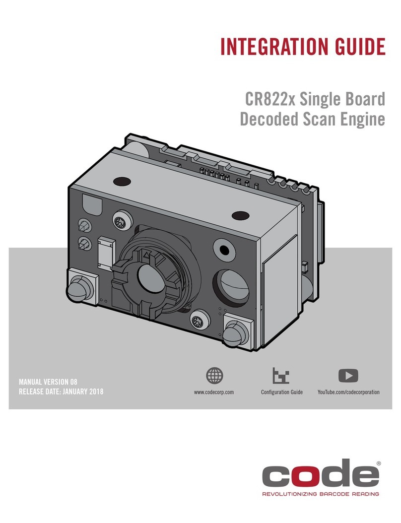 Code Code Reader 822 Series Quick setup guide