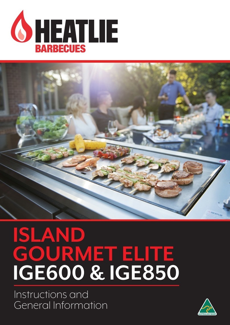 Heatlie Barbecues ISLAND GOURMET ELITE IGE600 Configuration guide