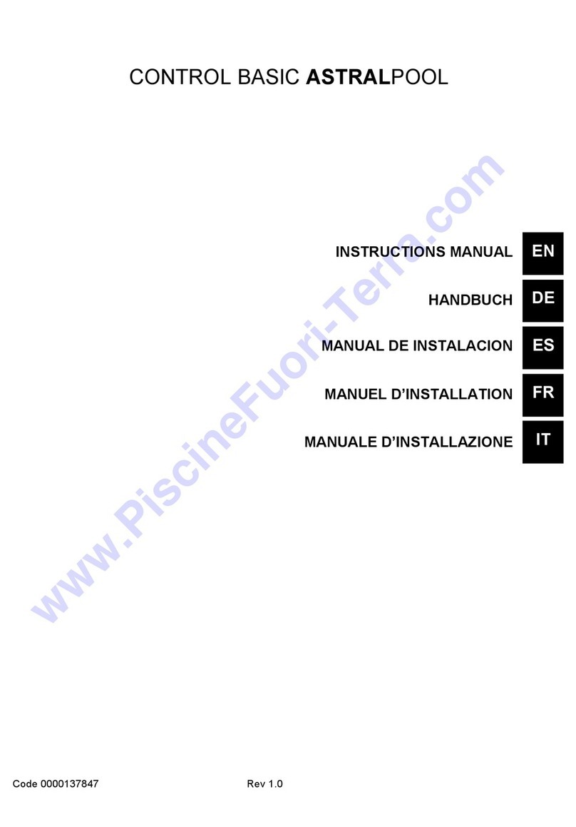 Astral Pool CONTROL BASIC User manual