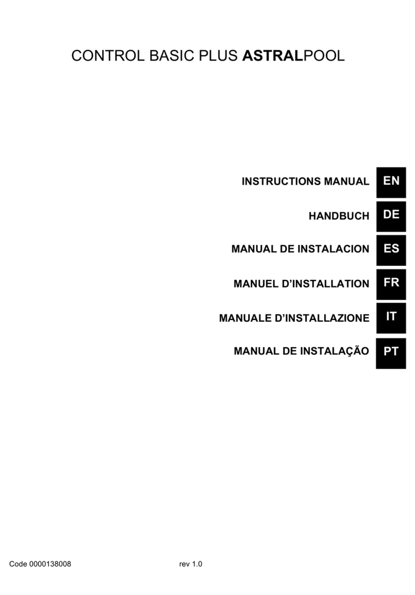 Astral Pool CONTROL BASIC PLUS User manual