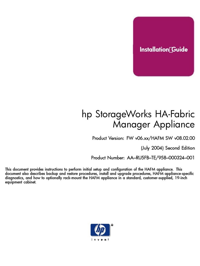 HP StorageWorks HA-Fabric Manager User manual