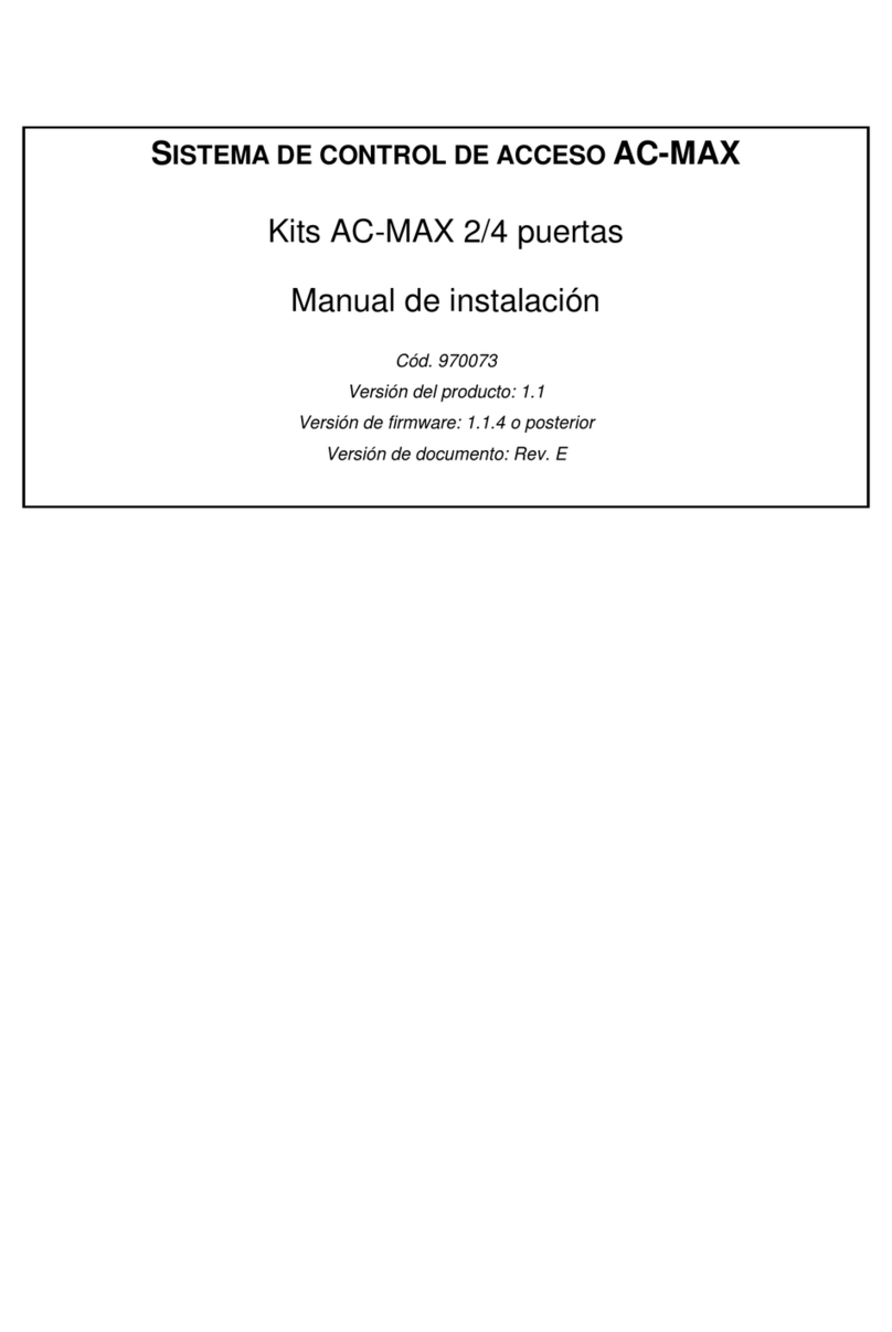 Fermax AC-MAX User manual