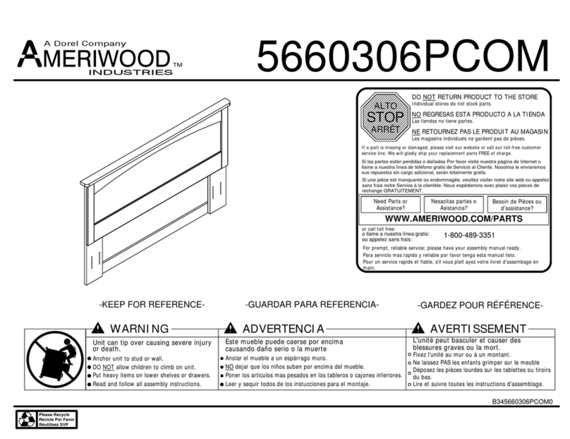 Ameriwood 5660306PCOM User manual