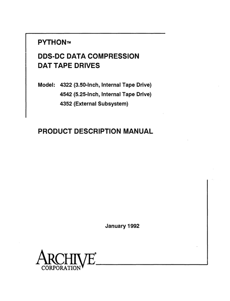 Archive PYTHON 4322 User manual
