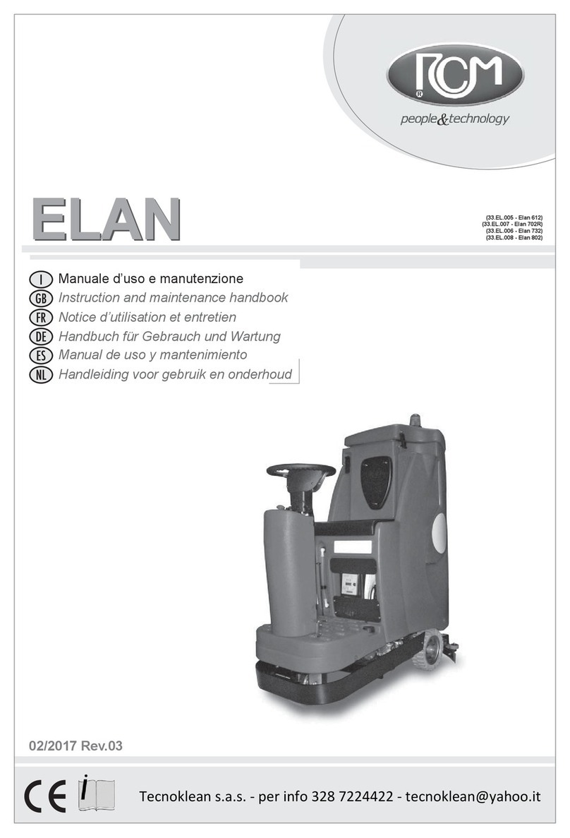 RCm Elan Series Instruction and maintenance handbook