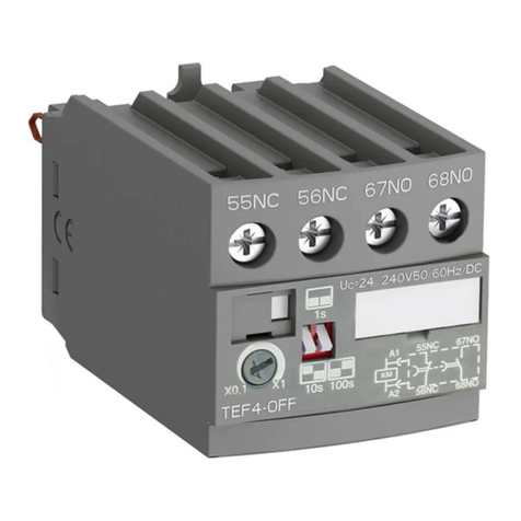 ABB TEF4-OFF User manual